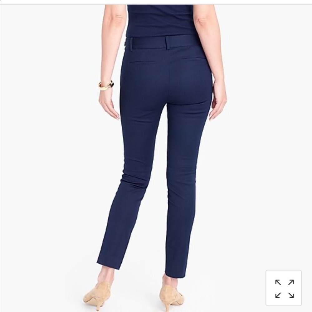 Navy Jcrew Winnie Pant Sz 00 - Picture 2 of 8